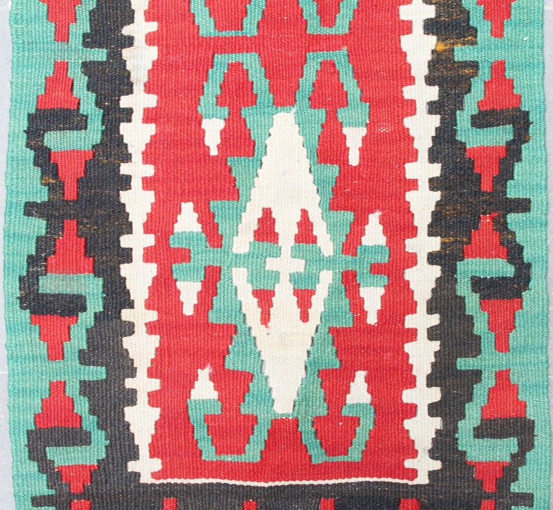 Turkish Rug 17''x50'' Oriental Vintage Runner Multi Color Corridor Hallway Kilim gallery