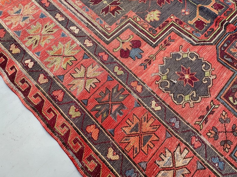 350 X 200 CM COLLECTOR ITEM Antique Kazak Daghistani Group Fine Quality Kilim gallery