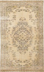 Vintage Traditional Hand-Knotted Area Rug 5’7″ x 9’4″ Oriental Wool Carpet
