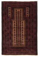 Traditional Vintage Hand-Knotted Area Rug 3’1″ x 4’7″ Oriental Wool Carpet