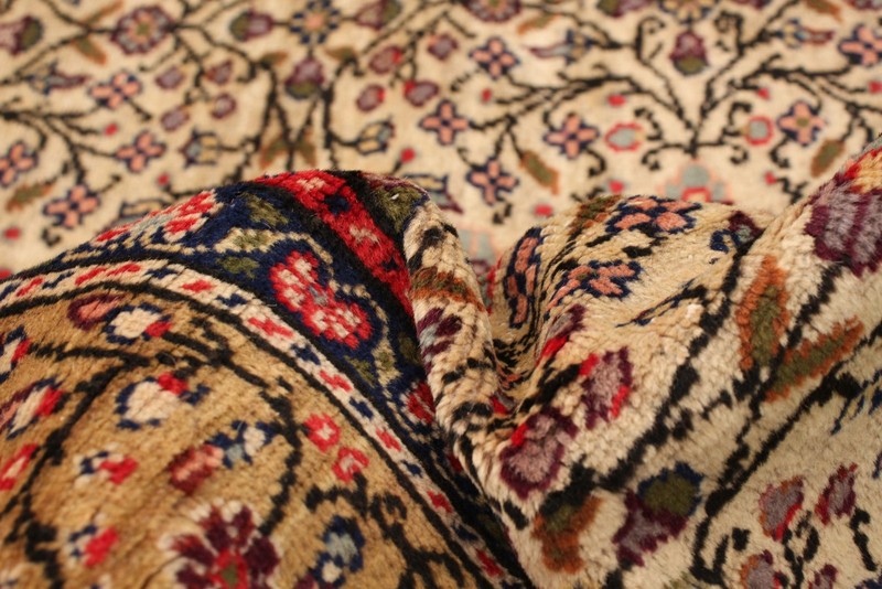 Vintage Hand-Knotted Area Rug 6'6" x 9'4" Traditional Oriental Wool Carpet gallery
