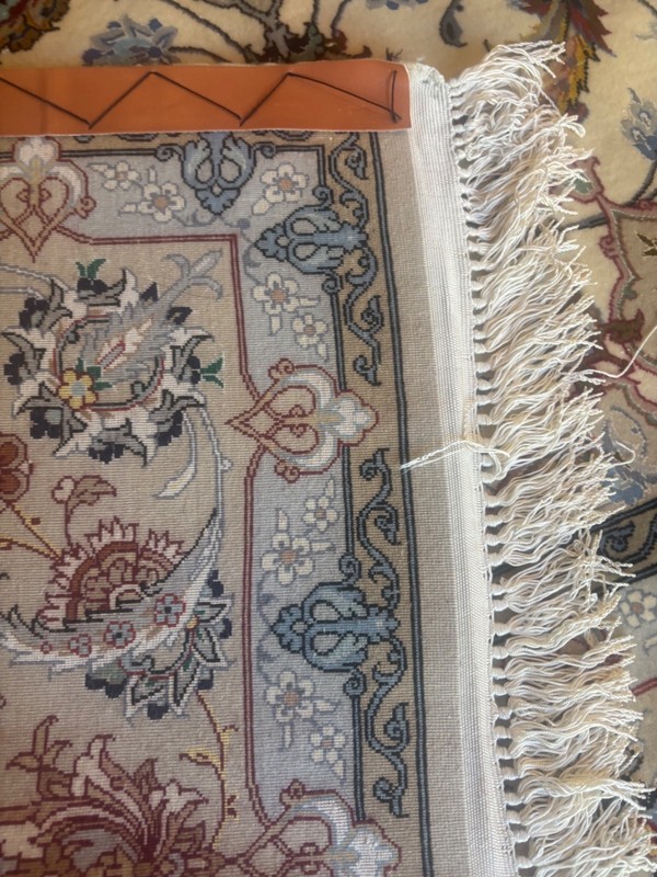 8X5 NEW HANDMADE RUG. CARPET . WOOL AND SILK WITH SIGNATURE. ESF.AHAN gallery