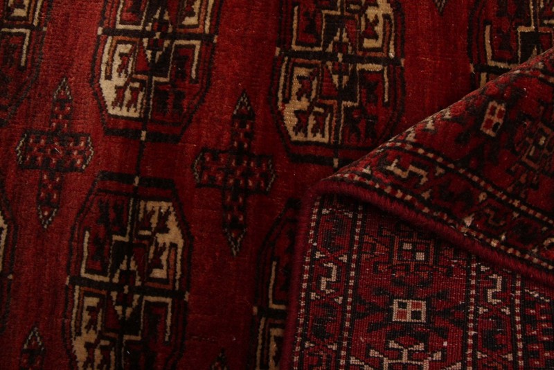 Vintage 3'6" x 4'10" Traditional Hand Knotted Vegetable Dye Wool Area Rug gallery