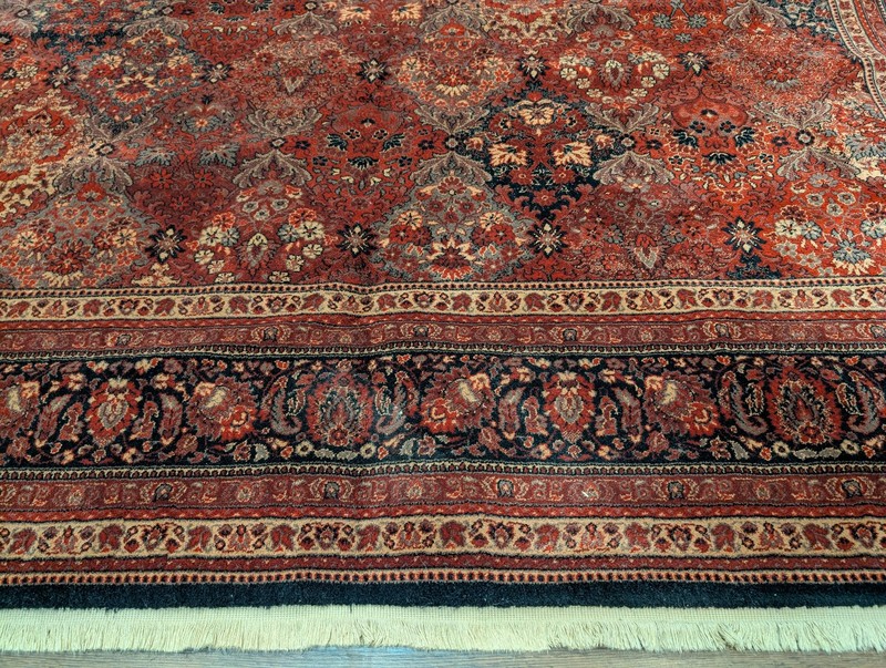 Couristan Rug 8x10, Belgium Power Loomed Carpet, Multicolor Panel Kirman, Wool gallery