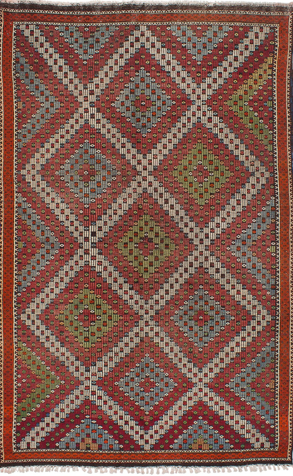 Vintage 6'1" x 11'1" Traditional Wool Hand Woven Oriental Area Rug gallery