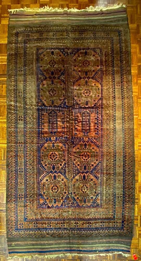 Antique Ti-muri Afghan Ba-luchh, ca. 1890; 7ft x 12ft