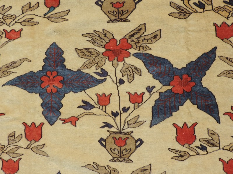 5x6ft. Russian Tajik Tribal Wool Rug gallery