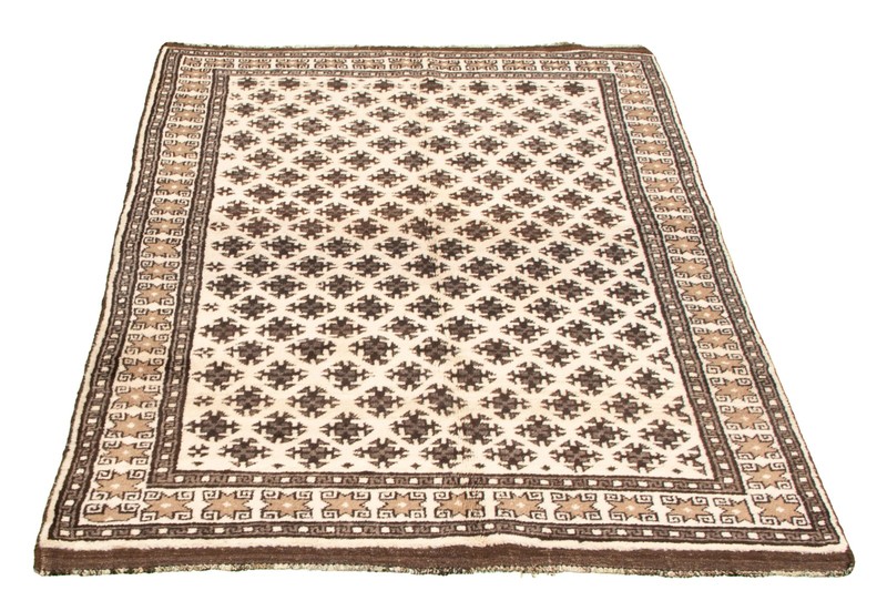 Vintage Hand-Knotted Area Rug 5'0" x 7'7" Traditional Wool Carpet gallery