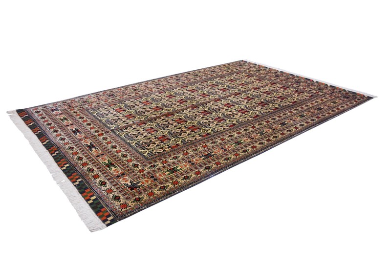 6x9ft Handmade Silver like Color Afghan Rug, Turkish Style, Wool, R118 gallery