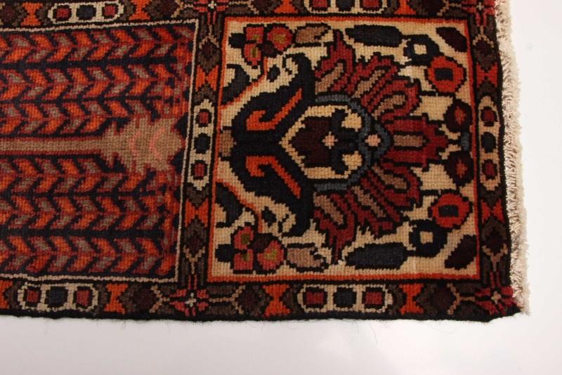 Vintage 5'2" x 4'9" Traditional Hand Knotted Vegetable Dye Wool Area Rug gallery