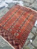 Turkoman Tekke Bokhara rug 3'7”x 4'7" Hand Woven Tiny Knots gallery