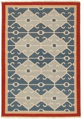 Vintage Hand Woven Area Rug 5’3″ x 7’10” Traditional Wool Oriental Carpet