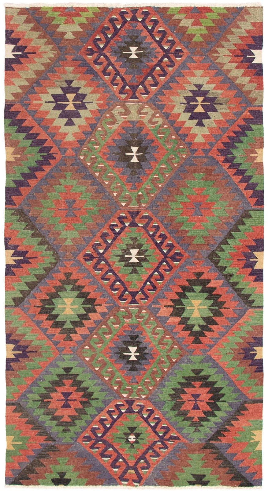 Vintage 4'10" x 9'0" Traditional Wool Hand Woven Oriental Area Rug gallery