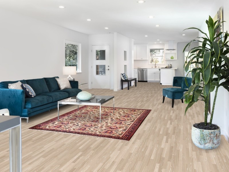 Ivory Vintage All-Over Pattern Rug 5x6 ft Hand-knotted Wool Traditional Carpet gallery