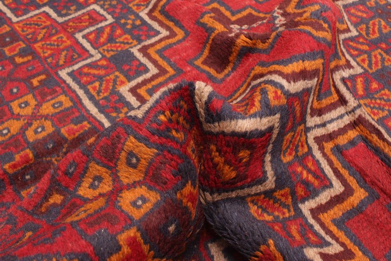 Vintage Hand-Knotted Area Rug 3'6" x 6'0" Traditional Oriental Wool Carpet gallery