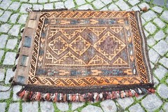 Antique Tribal Rug 27” x 38” Hand-knotted Tribal Completely Pillow Bag Rug