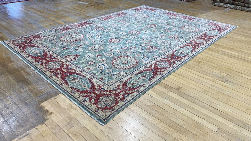 5x10ft Living Room Rug from Turkey | Hand-Knotted Turkish Oushak Rug gallery