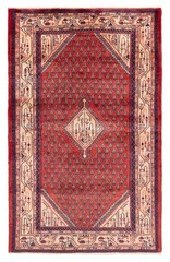 Vintage 4’4″ x 6’9″ Traditional Hand Knotted Vegetable Dye Wool Area Rug