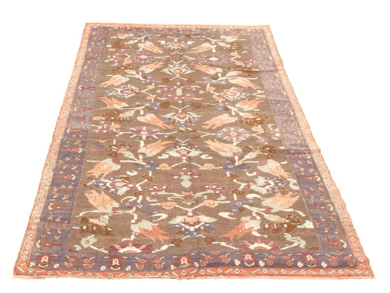 Vintage Hand-Knotted Area Rug 5'8" x 10'4" Traditional Oriental Wool Carpet gallery