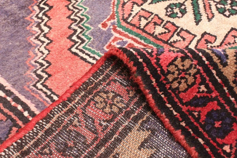 Vintage 4'6" x 7'5" Traditional Hand Knotted Vegetable Dye Wool Area Rug gallery