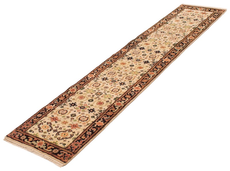 2'5" x 11'9" Vintage Hand-knotted Runner Rug Traditional Oriental Wool Carpet gallery