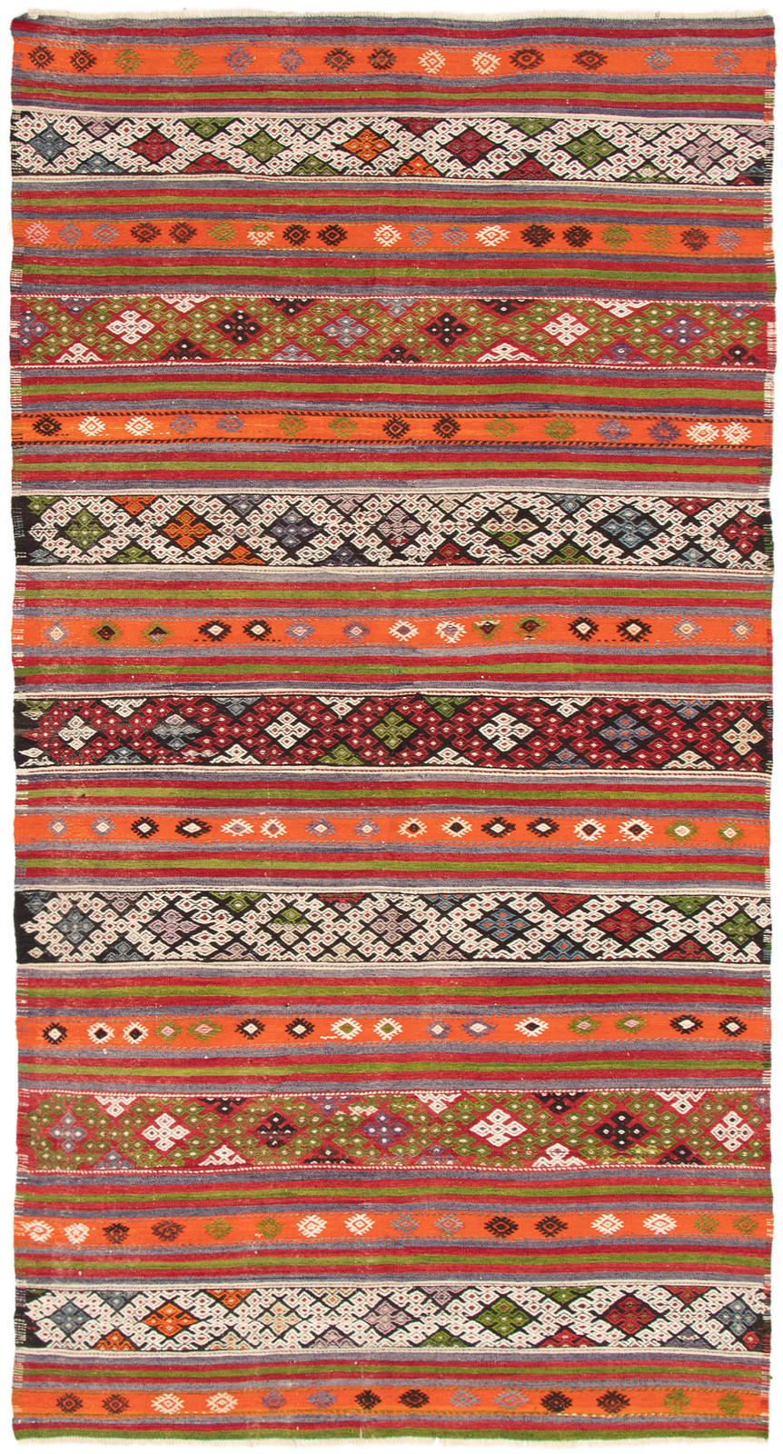 Vintage 5'8" x 11'9" Traditional Wool Hand Woven Oriental Area Rug gallery