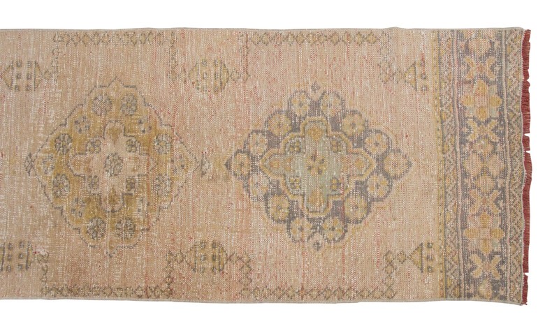 Turkish Runner,Vintage Runner,Oushak Rug,Floor Rug,Runner Rug, 2'6 X 10'10 feet gallery