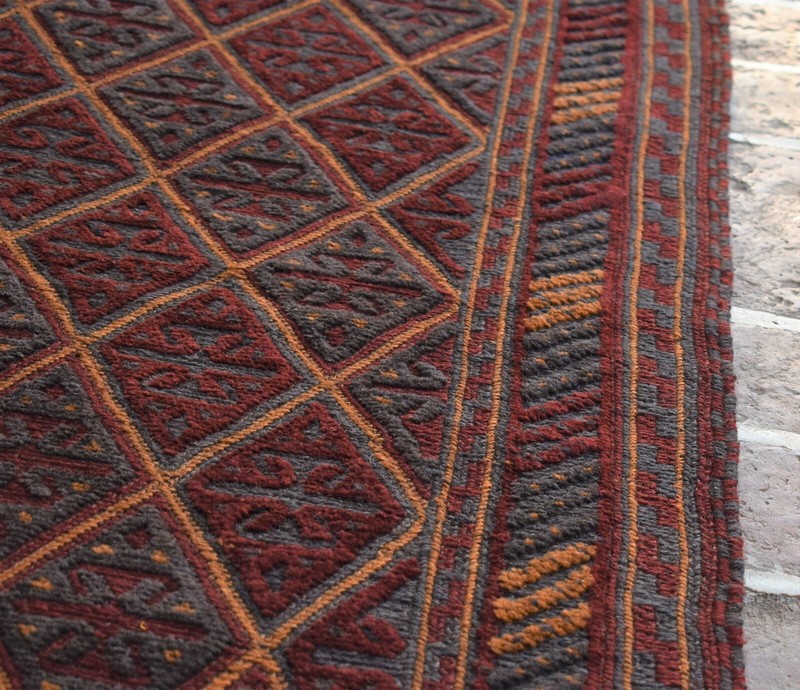 2x12 Ft Handmade Afghan Moshvani Hallway Runner Vintage Tribal Persian Wool Rug gallery