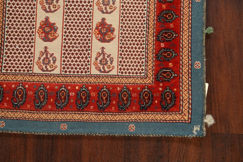 Vintage Geometric Traditional Oriental Area Rug Hand-Knotted Wool 3x4 Carpet gallery