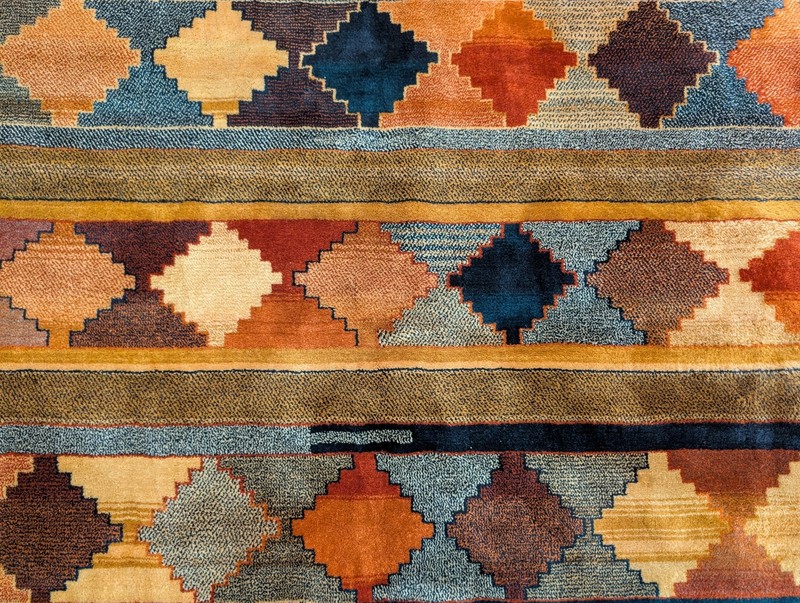 Couristan Belgium Wool Modern Rug 8x11, Geometric Diamond Pattern gallery