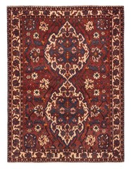 Vintage 5’3″ x 6’11” Traditional Hand Knotted Vegetable Dye Wool Area Rug