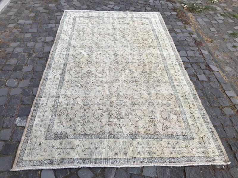 Bohemian Large Rug, Turkish Vintage Rug, Handmade Wool Rug, 5,2 x 8,5 ft gallery