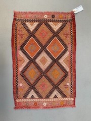 Vintage Turkish Mini Kilim 79×52 cm Wool Small Kelim Runner, shabby Chic