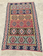 Vintage Traditional Handmade Beautiful Turkish Kilim Floor Rug Carpet 171×105 cm