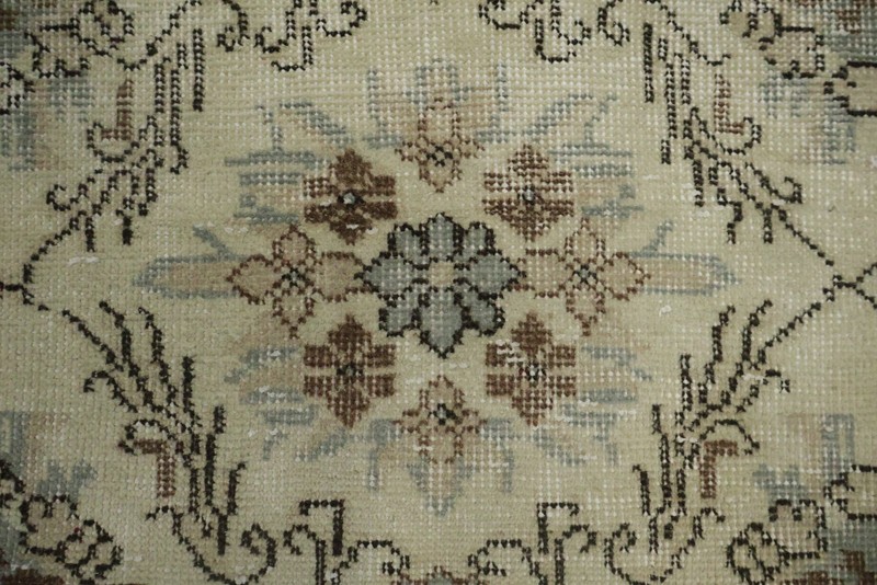 Anatolian Turkish Rug 4x7 Ft Hand-Knotted Elegant Vintage Oriental Wool Carpet gallery