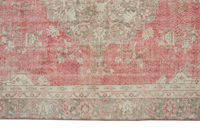 Area Rug,Oushak Rug,Turkish Rug,Vintage Rug,Turkish Oushak, 6.9 x 10.2 feet gallery