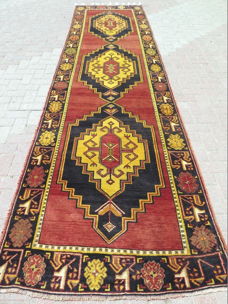 Anatolia Carpet Runner, Aisle Hallway Handmade Wool Rug, Stairs Teppich 45"X167"