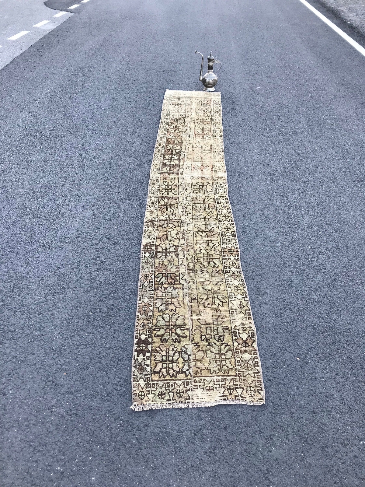 Large Runner Rug , Runner Entry Rug , Wool Runner Rug , Handmade Runner Rug , Vi gallery