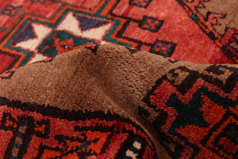 Vintage Hand-knotted Runner Rug 3'8" x 13'11" Traditional Oriental Wool Carpet gallery
