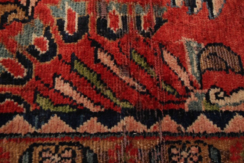 Vintage 6'9" x 10'4" Traditional Hand Knotted Vegetable Dye Wool Area Rug gallery