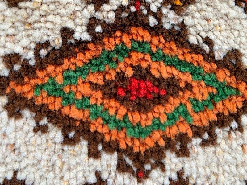 Vintage Mid-Century Scandinavian: Long-Pile Rya Shags, Traditional Rug (2x4 ft.) gallery