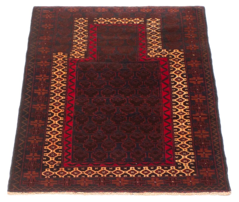 Vintage Traditional Hand-Knotted Area Rug 2'10" x 4'6" Oriental Wool Carpet gallery
