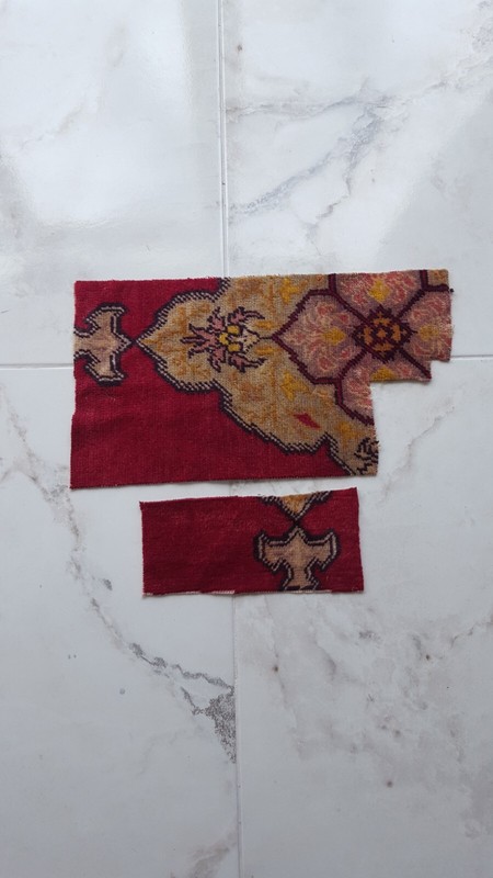 Painting or Art Piece Rug Organic Decor Handmade Rug DIY Project Fragment Rug gallery