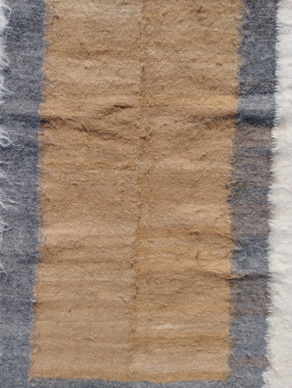 Vintage Handmade Turkish Tribal Wool Kilim Rug Carpet 180x116 cm gallery