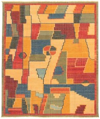 Vintage 8’2″ x 9’9″ Traditional Wool Hand Woven Oriental Area Rug