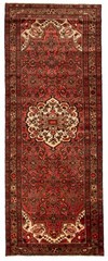 3’7″ x 9’1″ Vintage Hand-knotted Runner Rug Traditional Oriental Wool Carpet