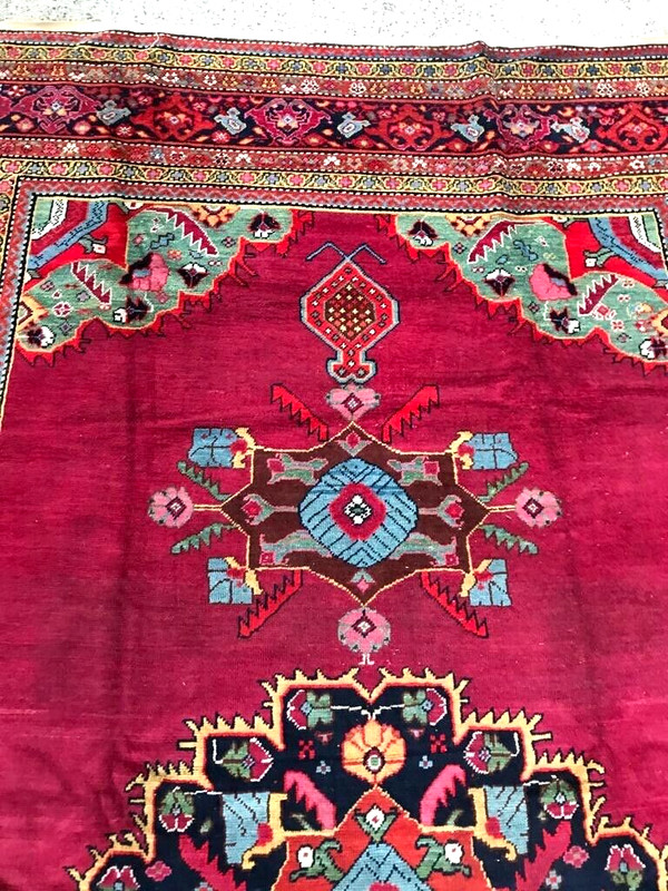 KARABAGH Southwest Caucasian Antique Carpet Circa : 1900 Size: 6’ 10” X 18’ 1” gallery