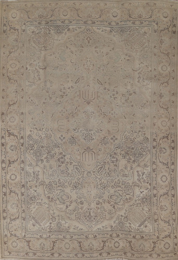 Vintage Traditional Handmade Area Rug 7x10 Medallion Living Room Wool Carpet