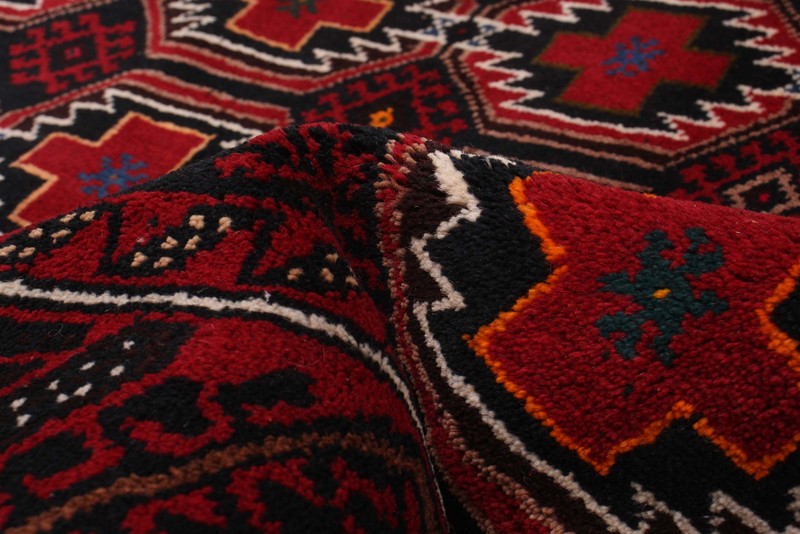 Vintage Traditional Hand-Knotted Area Rug 3'3" x 6'3" Oriental Wool Carpet gallery