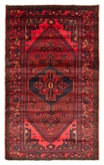Vintage Hand-Knotted Area Rug 4’3″ x 6’11” Traditional Oriental Wool Carpet